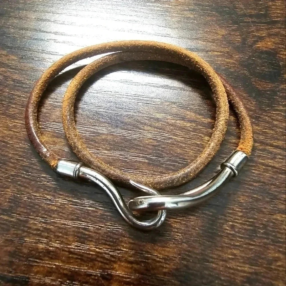 Hermès Silver Hook Bracelet